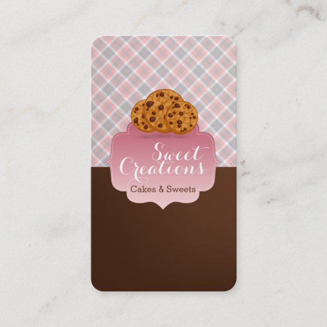Bakery Cookies Sweet Business Business Card (Front)