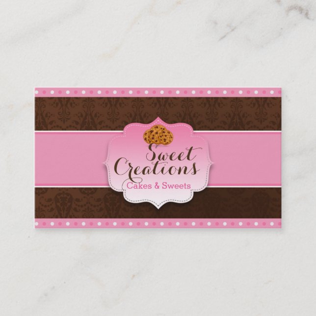 Bakery Cookies Sweet Business Business Card (Front)