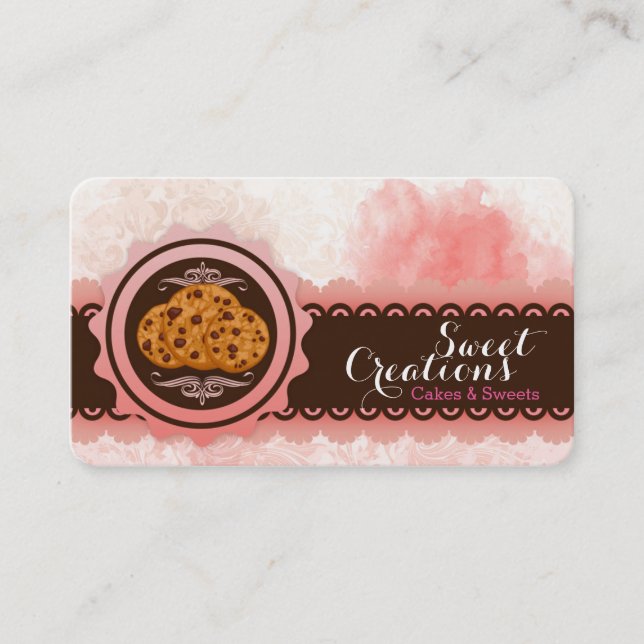 Bakery Cookies Sweet Business Card (Front)