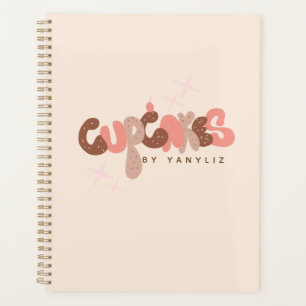 Bakery Cupcake Hand Lettering Business Planner
