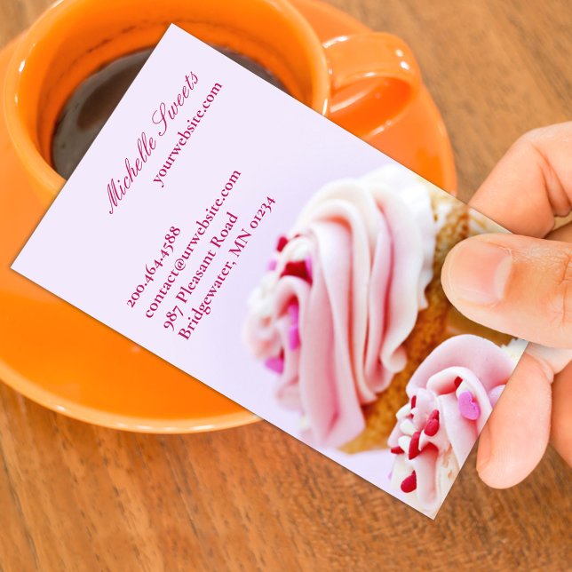 Bakery Cupcakes Business Card (Creator Uploaded)