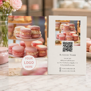 Bakery Custom Logo Photo QR Code Promotional Flyer
