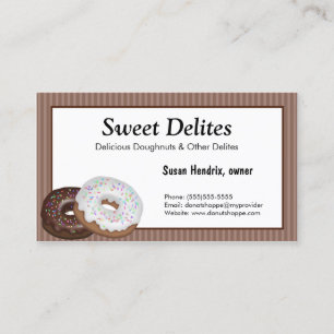 Bakery Dessert Business Cards