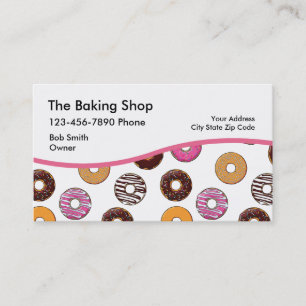 Bakery Doughnut Business Cards
