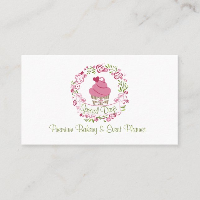 Bakery Event Business Card (Front)