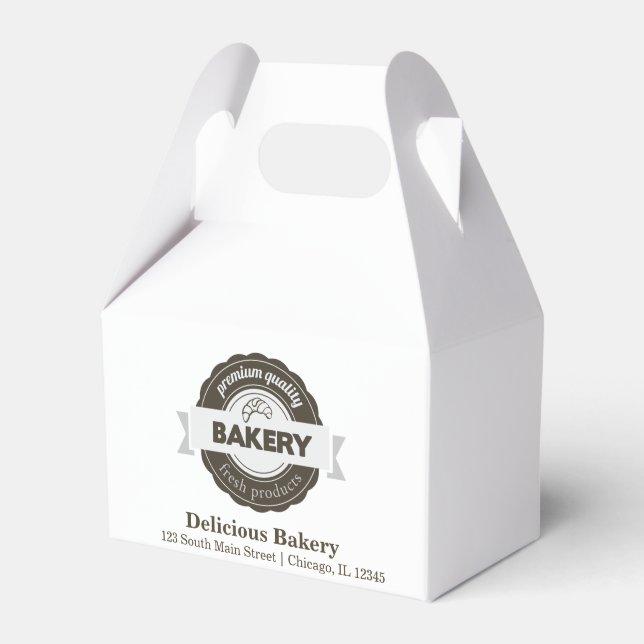 Bakery Favour Box (Front Side)