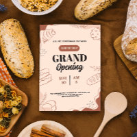 bakery grand opening invitation ⭐⭐⭐⭐⭐(8.13k)
