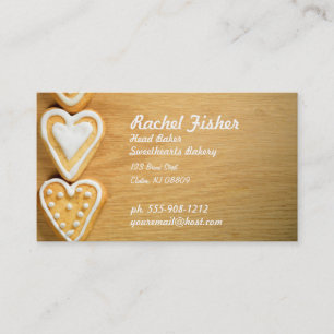 Bakery Homemade Cookies Custom Business Card