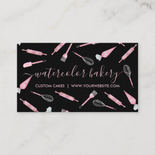 Bakery Homemade Pastry Chef Branding Business Card