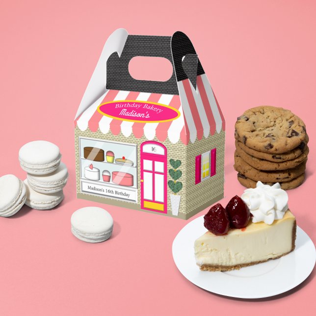 Bakery Hot Pink Celebration Favour Box (Creator Uploaded)