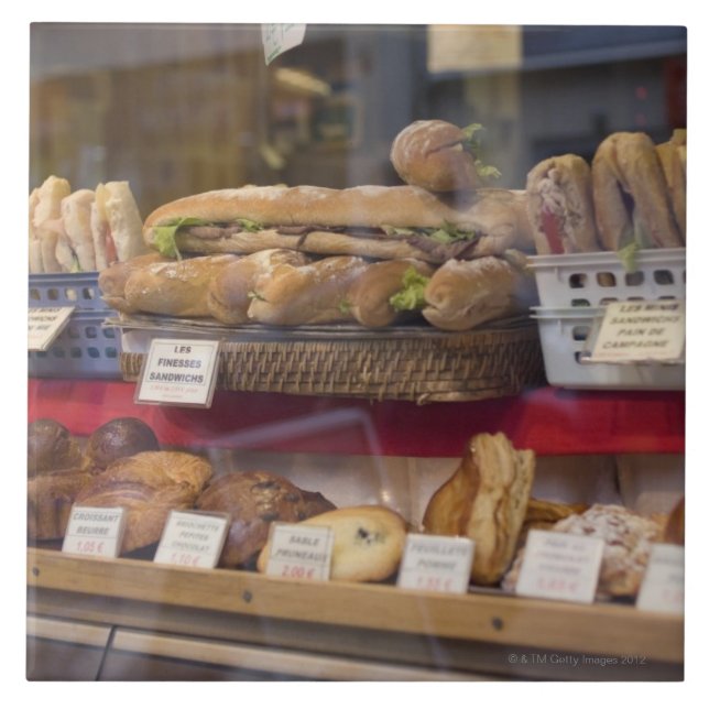 Bakery in Paris Tile (Front)