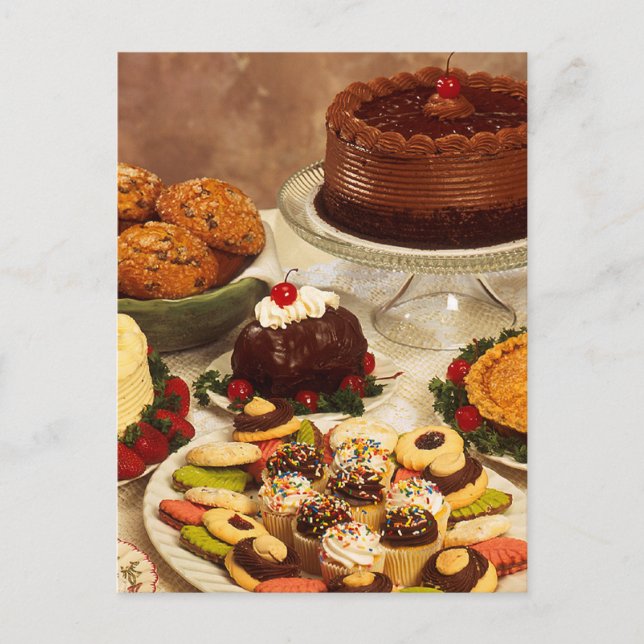 Bakery Items Postcard (Front)