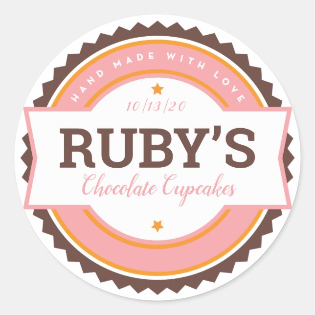 Bakery Label Kitchen Sticker (Front)