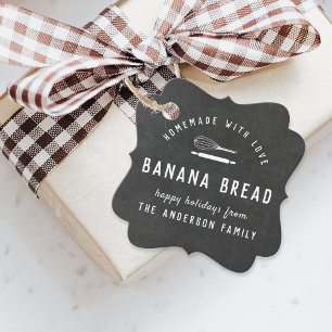 Bakery Logo Holiday Baking Gift Chalkboard Favour Tags