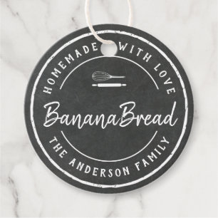 Bakery Logo Homemade Baking Gift Chalkboard Favour Tags