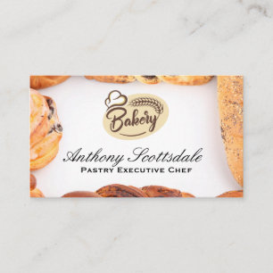 Bakery Logo   Pastries Business Card