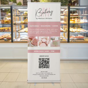 Bakery Monogram Logo Business Retractable Banner