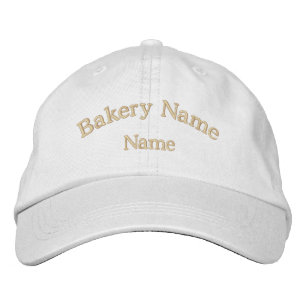 Bakery Name Embroidered Hat