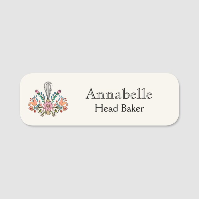 Bakery Name Tag (Front)