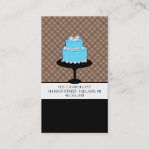 Bakery or Cake Designer Business Cards