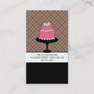 Bakery or Cake Designer Business Cards