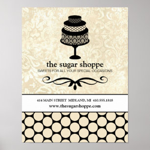 Bakery or Cake Designer Business Poster (11x 14)