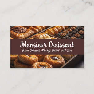 Bakery   Pastries   Baked Goods Business Card