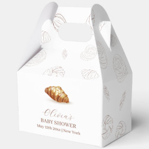 Bakery Pastry Bun In The Oven Baby Shower  Favour Box