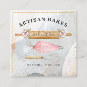 Bakery Pastry Chef Bakers Tools Business Card