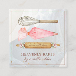 Bakery Pastry Chef Baker's Tools Business Card