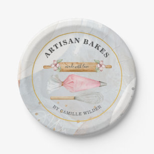 Bakery Pastry Chef Bakers Tools Paper Plate