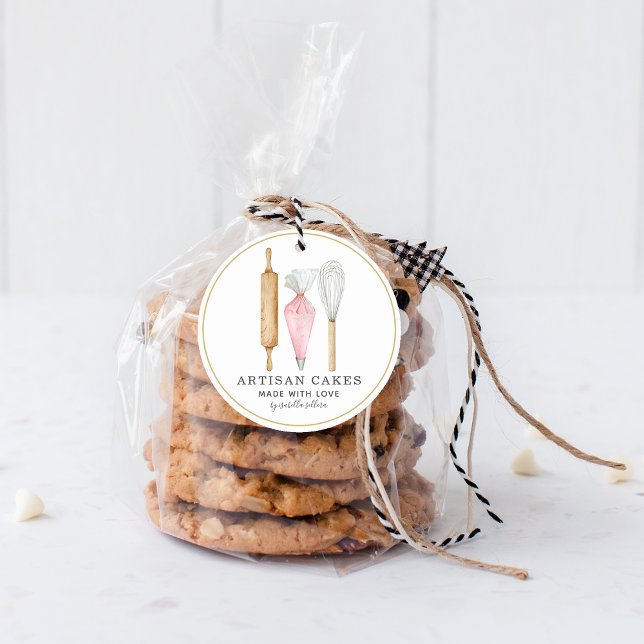 Bakery Pastry Chef Baking Utensils Product Label (Creator Uploaded)
