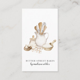 Bakery Pastry Chef Business Card