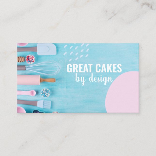   Bakery Pastry Chef Business Card (Front)