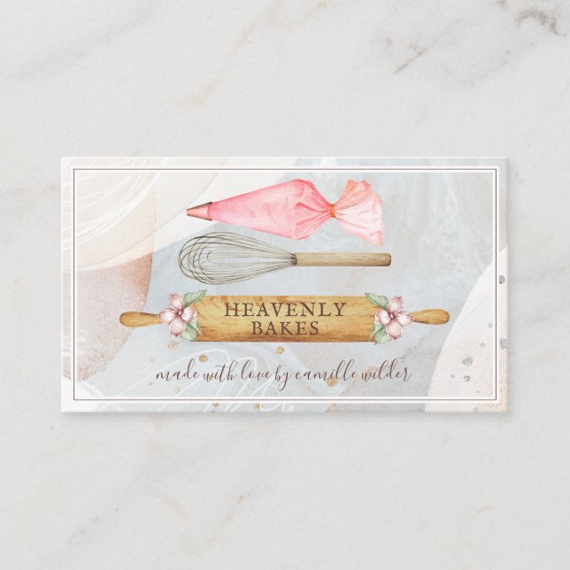 Bakery Pastry Chef Business Card (Front)