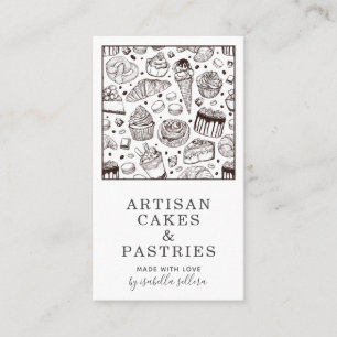 Bakery Pastry Chef Cakes And Pastries Business Car Business Card