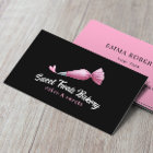 Bakery Pastry Chef Cute Pink Piping Bag & Heart