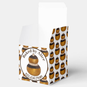 Bakery Pastry Chef Patisserie Religieuse Choux Bun Favour Box