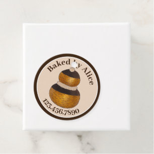 Bakery Pastry Chef Patisserie Religieuse Choux Bun Favour Tags