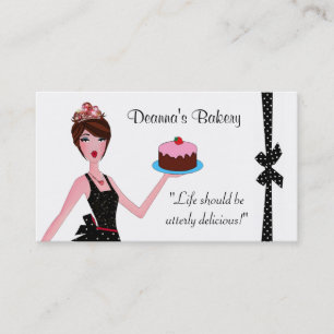 Bakery Pastry DIVAlicious Business Cards