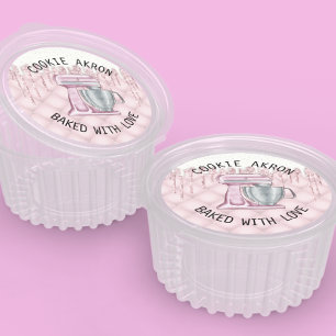 Bakery Pastry Frosting Drips Cookie Label