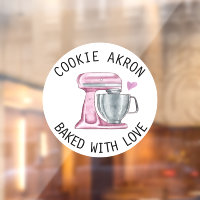 Bakery Pastry Frosting Drips Cookie Window Cling