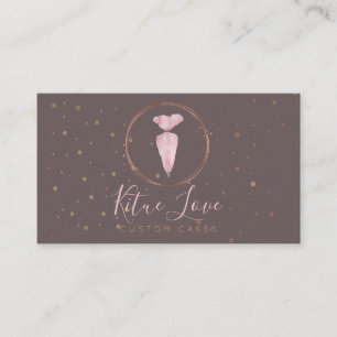 Bakery Pastry Patisserie Cake Maker elegant Business Card