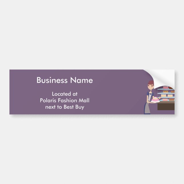 Bakery/Pastry Shop 4 Bumper Sticker (Front)
