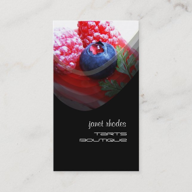 Bakery, pastry shops business cards template (Front)