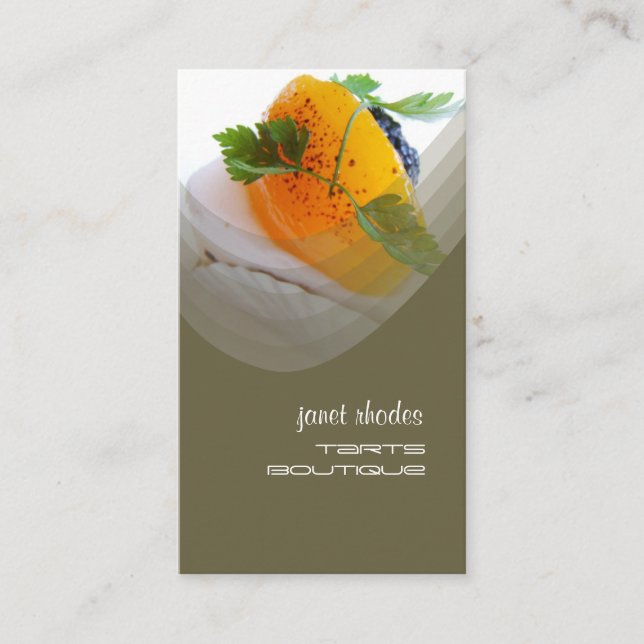 Bakery, pastry shops business cards template (Front)