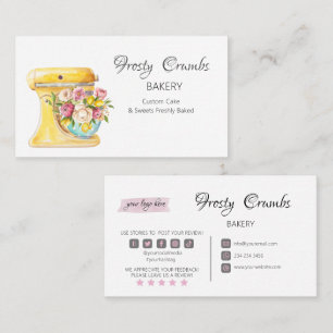 Bakery Pastry Sweets Cupcakes Business Card