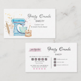 Bakery Pastry Sweets Cupcakes Business Card
