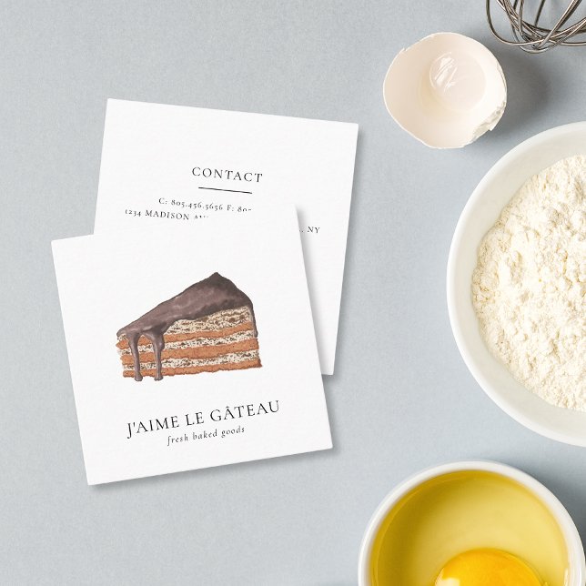 Bakery / Patisserie Business Card (Creator Uploaded)