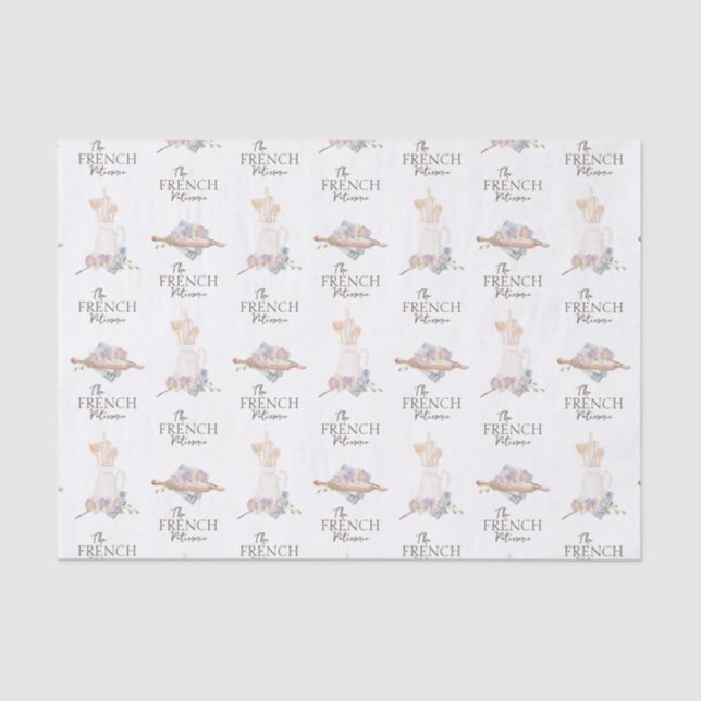 Bakery Patisserie Cafe Business Tissue Paper (Front)